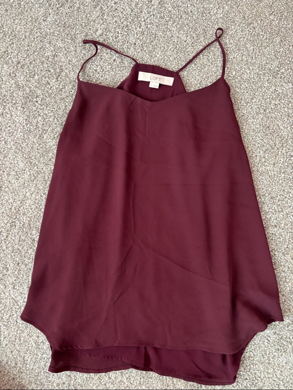 Loft Maroon Blouse